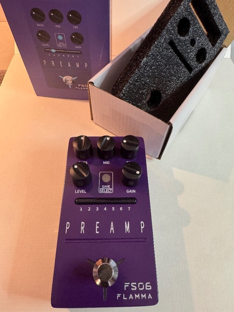 Flamma FS06 Guitar Pre-Amp nieuw in doos, Ophalen of Verzenden, Nieuw, Volume
