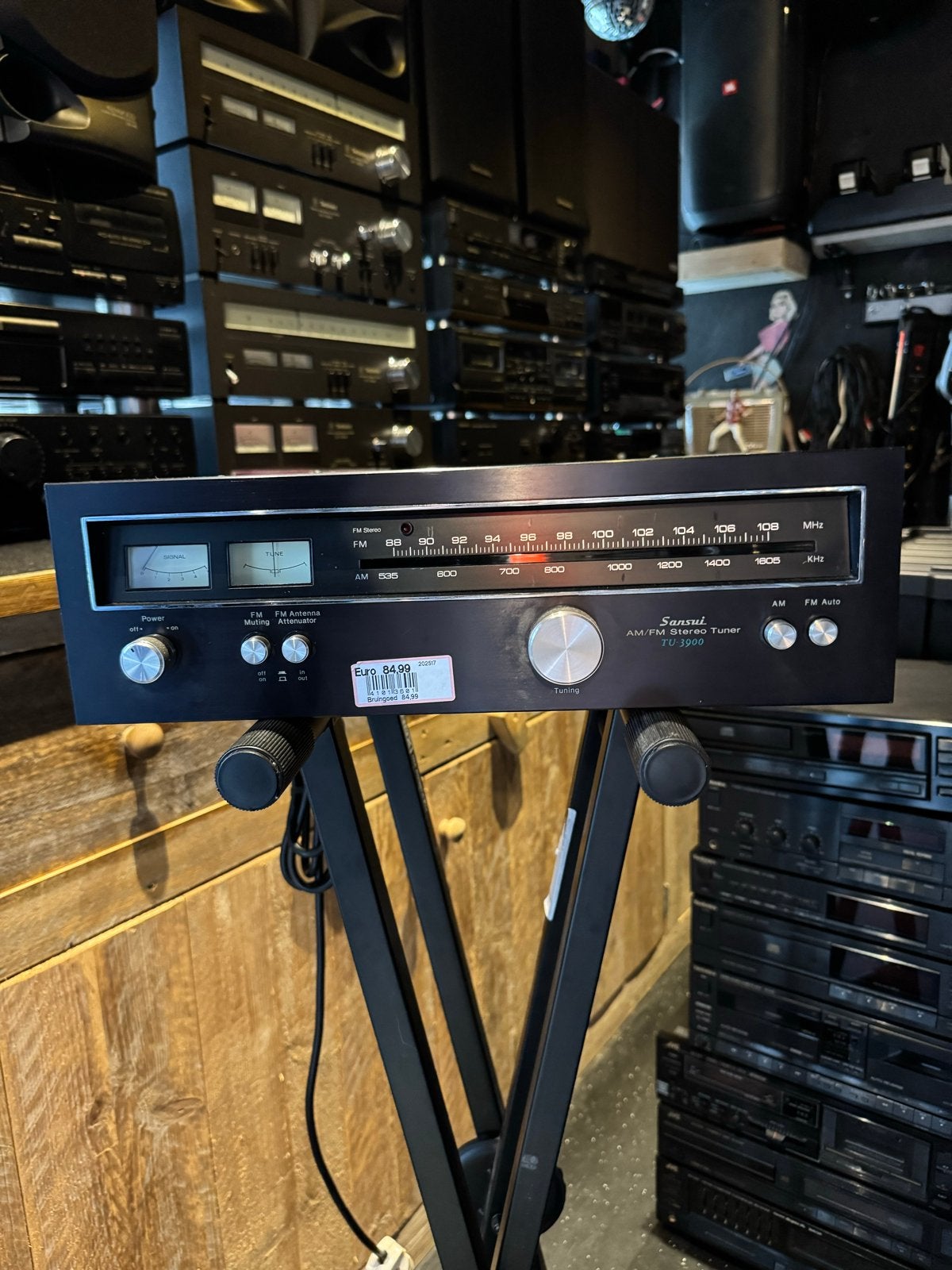 Sansui AM/FM Stereo Tuner TU-3900 Vintage Audio, Ophalen, Gebruikt, Analoog