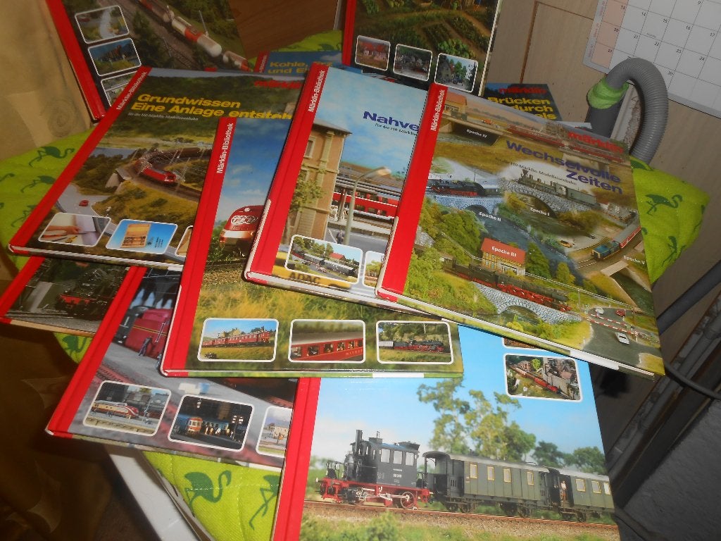 Märklin bibliotheek, diverse boeken over modelbanen bouwen, Verzenden, Gelijkstroom of Wisselstroom, Nieuw, Boek, Tijdschrift of Catalogus
