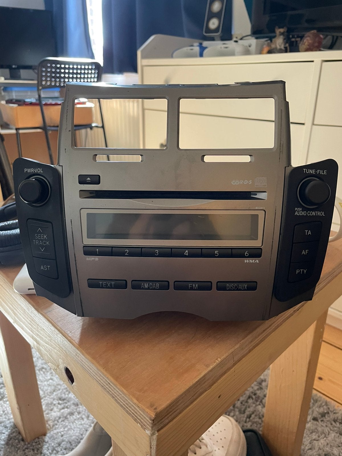 Originele autoradio Toyota Yaris 2005-2011, Auto diversen, Autoradio's, Ophalen, Gebruikt