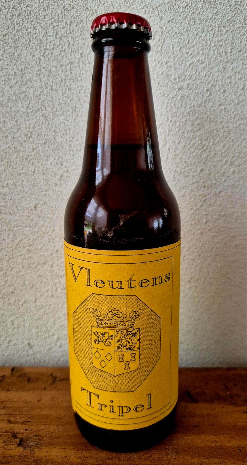 Fles 1993 Vleutens Tripel bier brouwerij "Het Weeshuis", Ophalen of Verzenden, Zo goed als nieuw, Flesje(s), Overige merken
