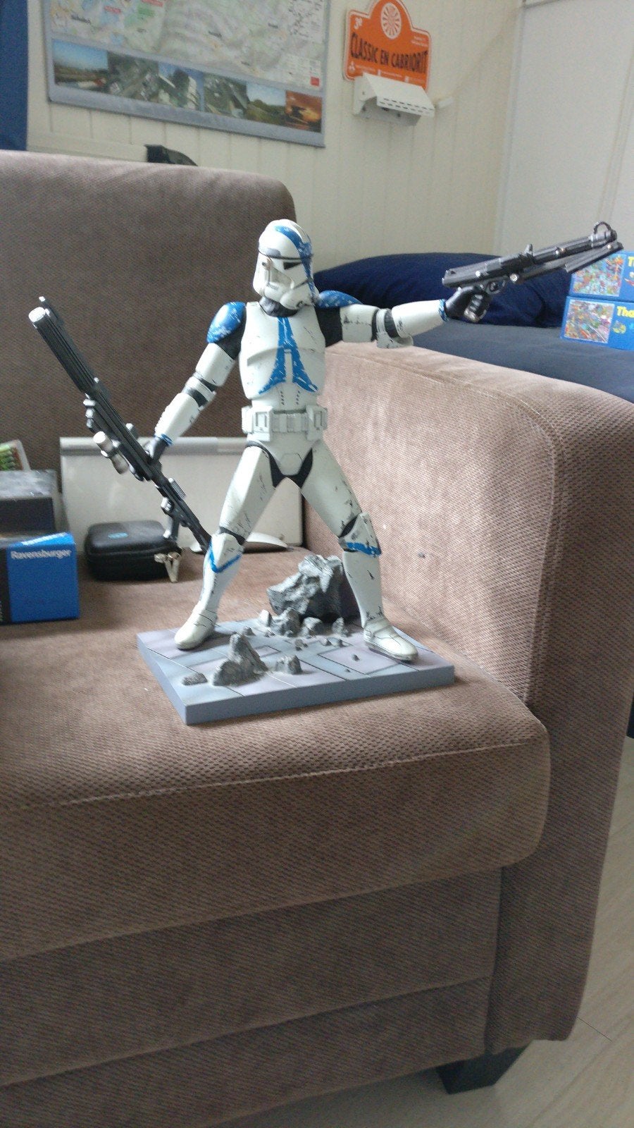 Star Wars Clone Trooper Actiefiguur - Captain Rex, Ophalen of Verzenden, Zo goed als nieuw, Actiefiguurtje