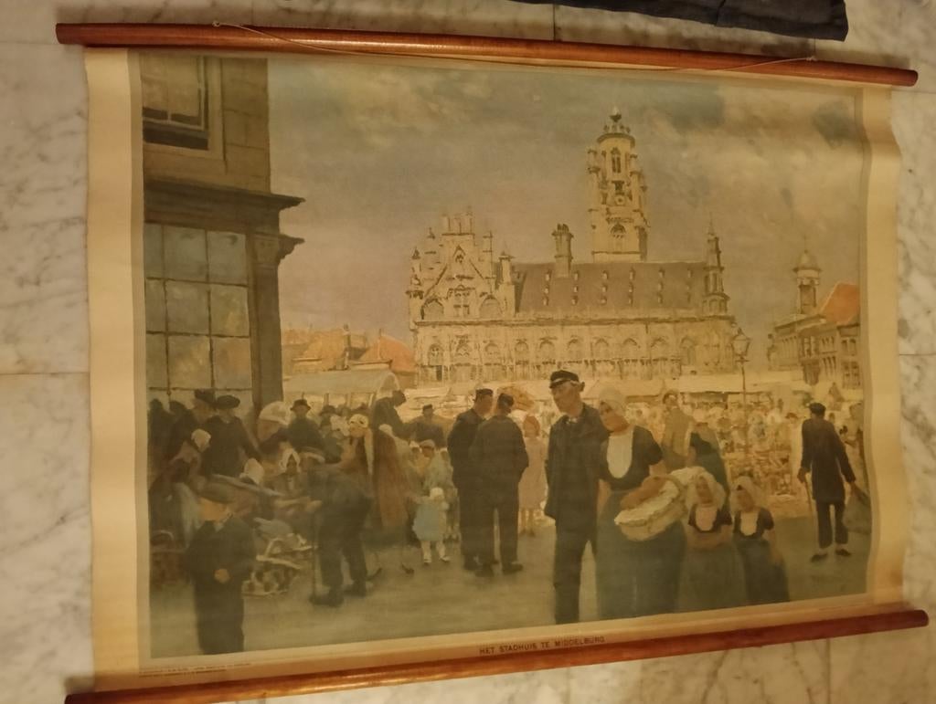 stadhuis van Middelburg, Antiek en Kunst, Ophalen, Geschiedenis