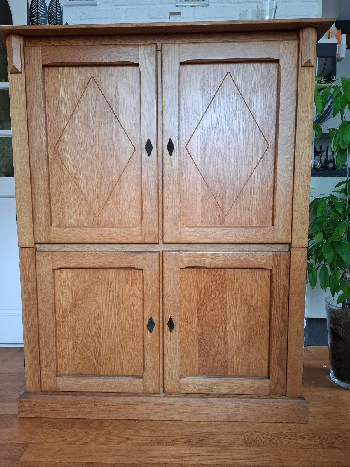 meubelsetje gratis( dressoir is inmiddels weg)., Ophalen, Gebruikt, 100 tot 150 cm, Eikenhout