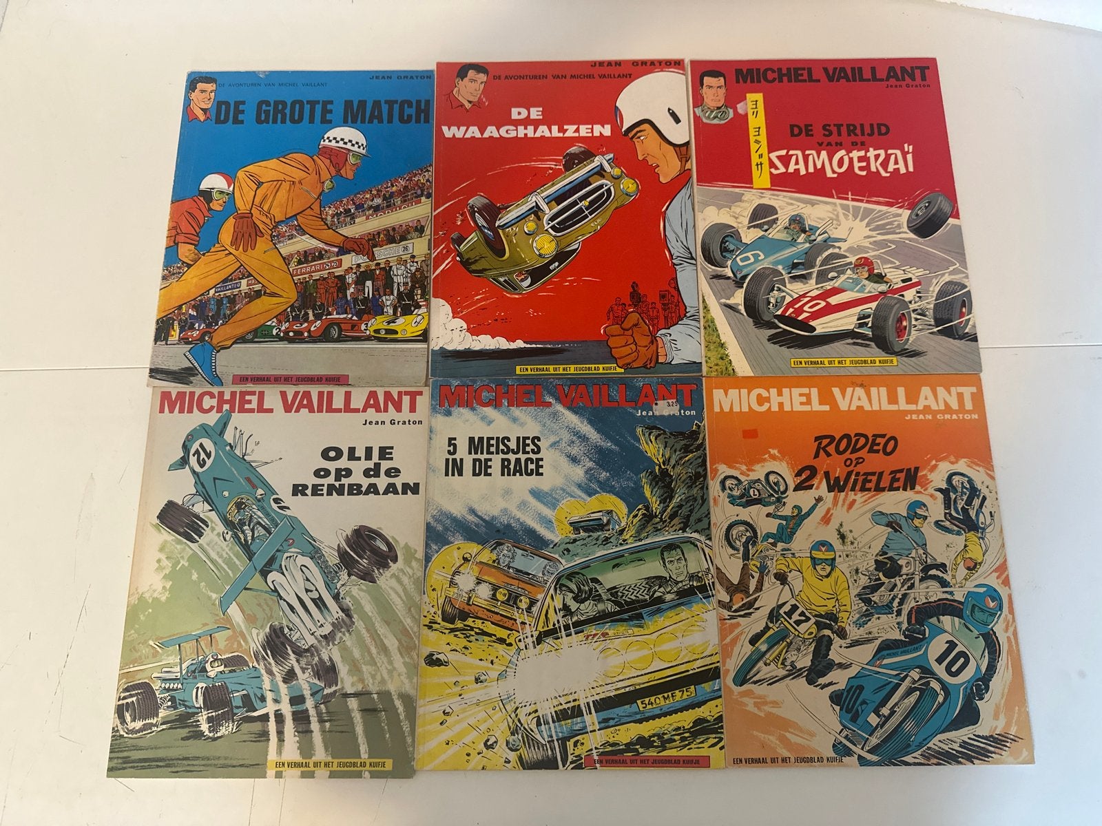 Michel Vaillant stripboeken - 6 delen, Meerdere stripboeken, Ophalen of Verzenden, Gelezen