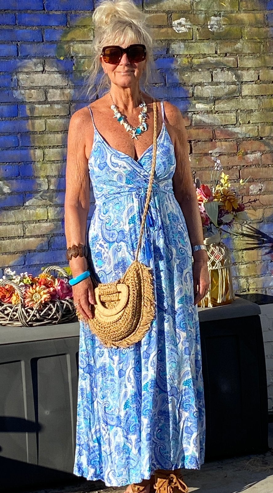 Ibiza jurk Boho Bohemien mt 38-40, Ophalen of Verzenden, Zo goed als nieuw, Boven de knie