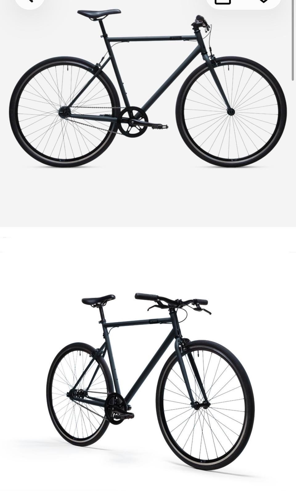 Kinder messager bike. Elops single speed 500 stadfiets, Ophalen, Gebruikt, Velgrem, 26 inch of meer