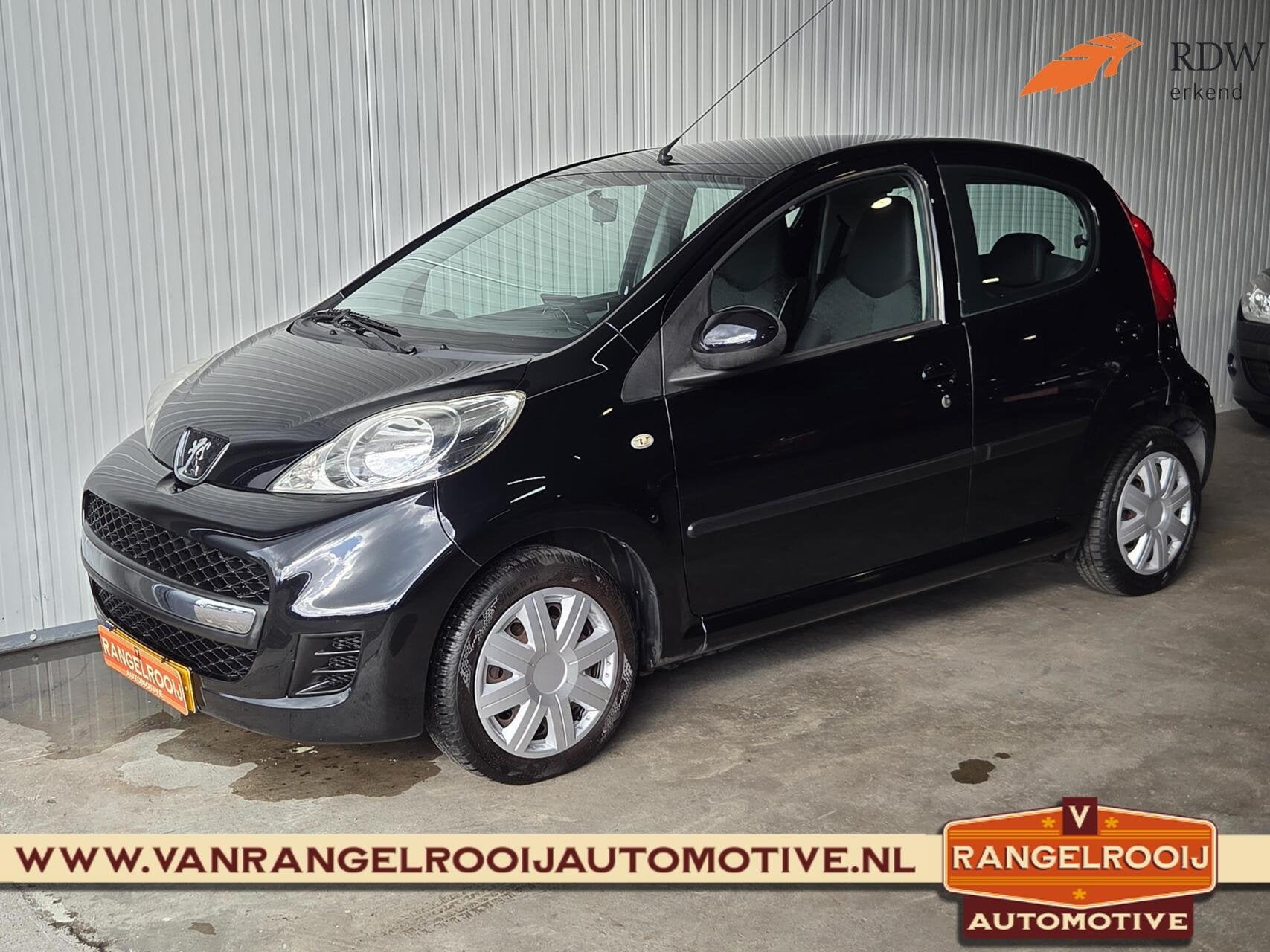 Peugeot 107 1.0-12V XS 5-deurs, airco, el. pakket, NAP km's,, Voorwielaandrijving, Gebruikt, 4 stoelen, Bedrijf