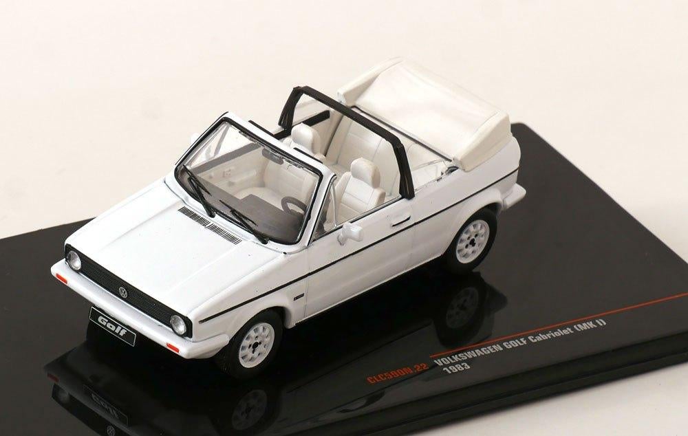 JSN IXO 1:43 Volkswagen Golf MK I open Convertible wit 1981, Overige merken, -, Nieuw, Ophalen of Verzenden