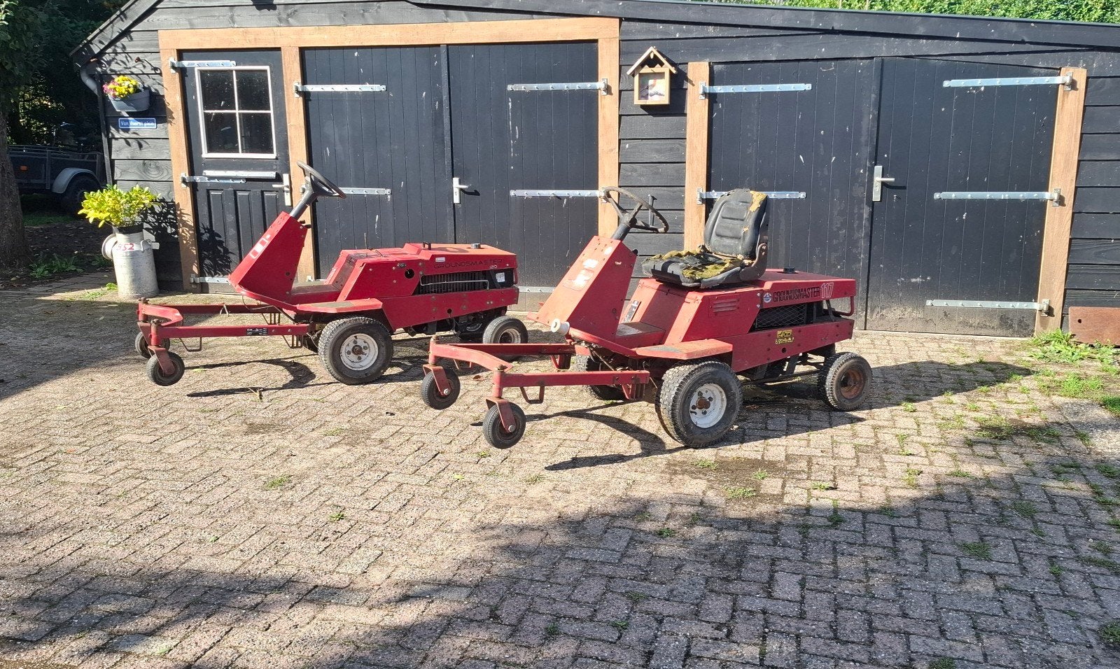 toro groundsmaster 117 en 120 met maaidek, Ophalen, Gebruikt, Elektrische starter, Toro