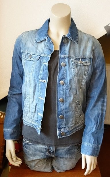 Mooi spijkerjack Oasis jeans - Maat M -40, Maat 38/40 (M), Blauw, Oasis jeans, Ophalen of Verzenden