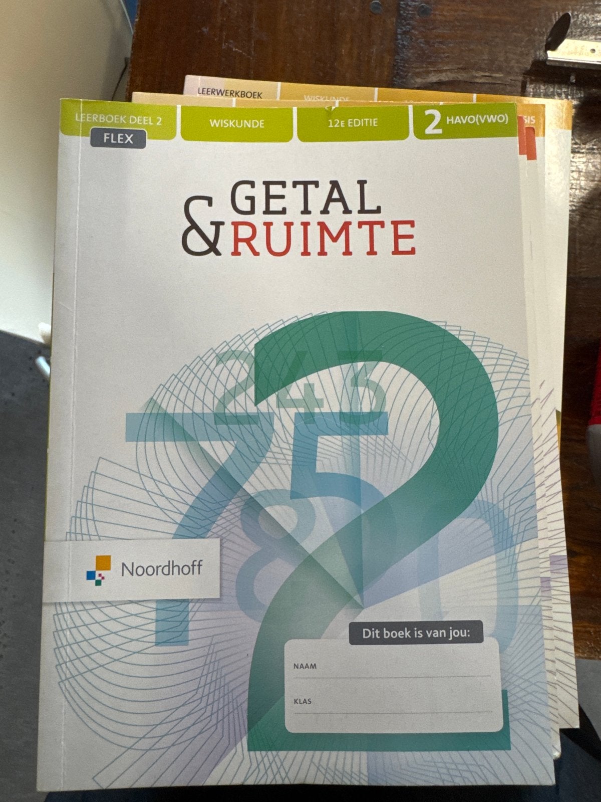 Getal & Ruimte Wiskunde HAVO/VWO 2 (12e editie), Boeken, Schoolboeken, Gelezen, Wiskunde A, HAVO, Ophalen of Verzenden