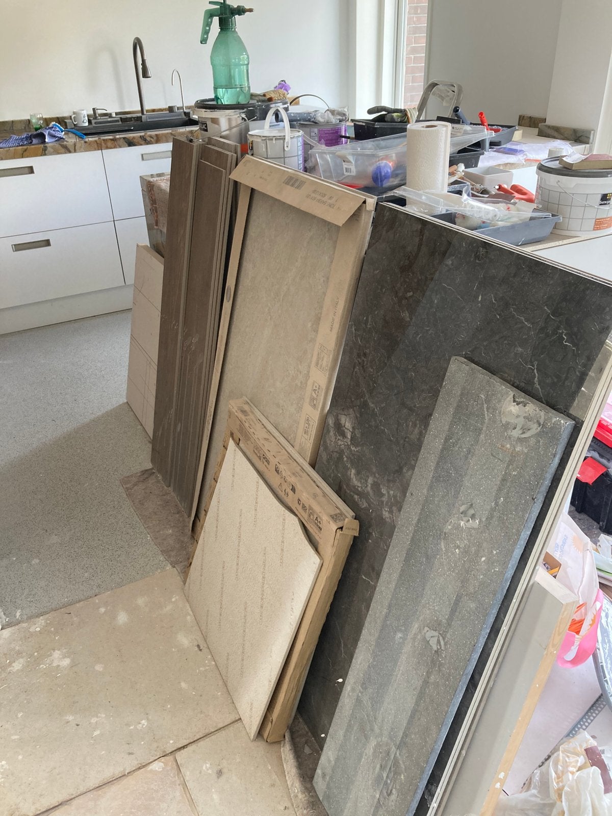 Rest partij wand en vloer tegels, Ophalen, 60 cm of meer, Keramiek, Nieuw