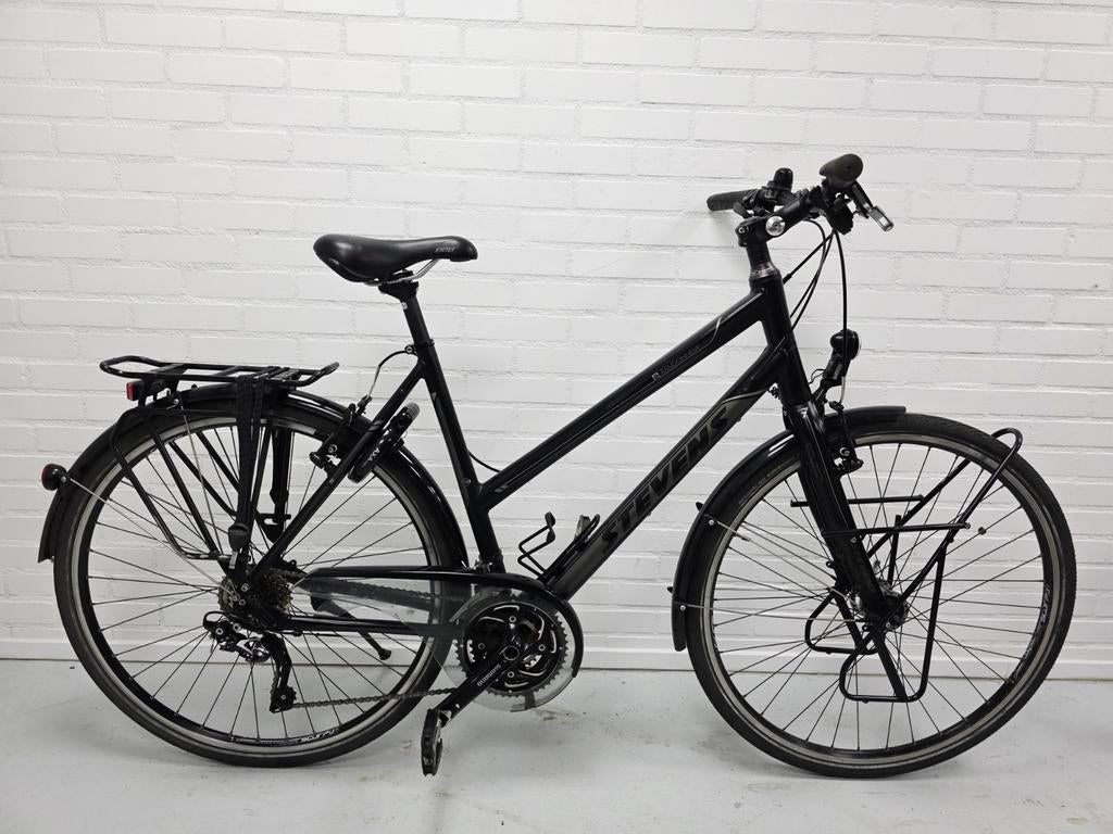 Stevens Randonneur trekking vakantiefiets 3x10 SLX rijklaar, 28 inch, Velgrem, Meer dan 20 versnellingen, Ophalen
