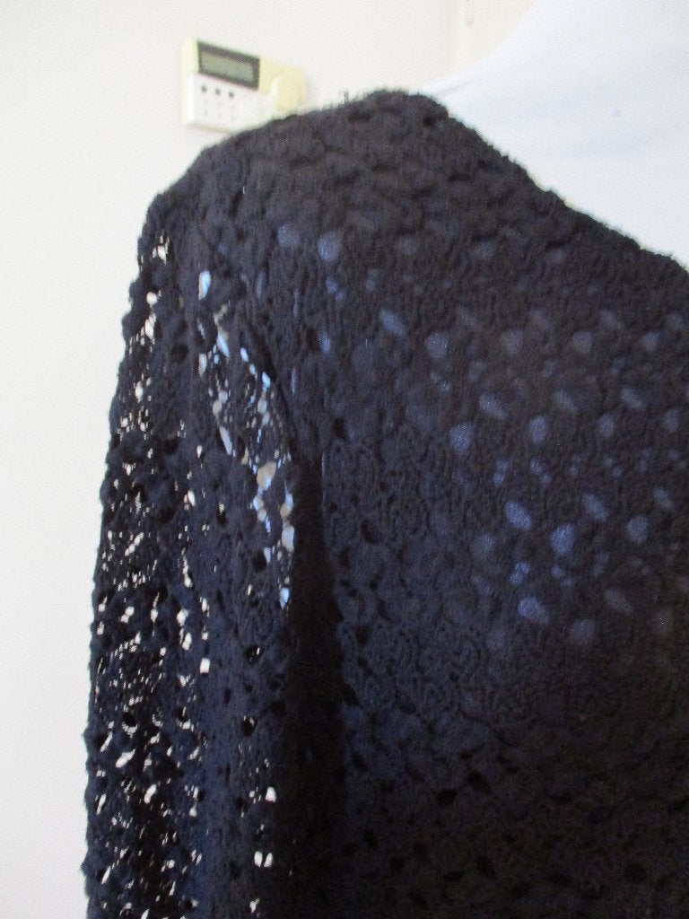 Ana Alcazar, size 42, Kleding | Dames, Jurken, Verzenden, Zwart, Maat 42/44 (L), Zo goed als nieuw