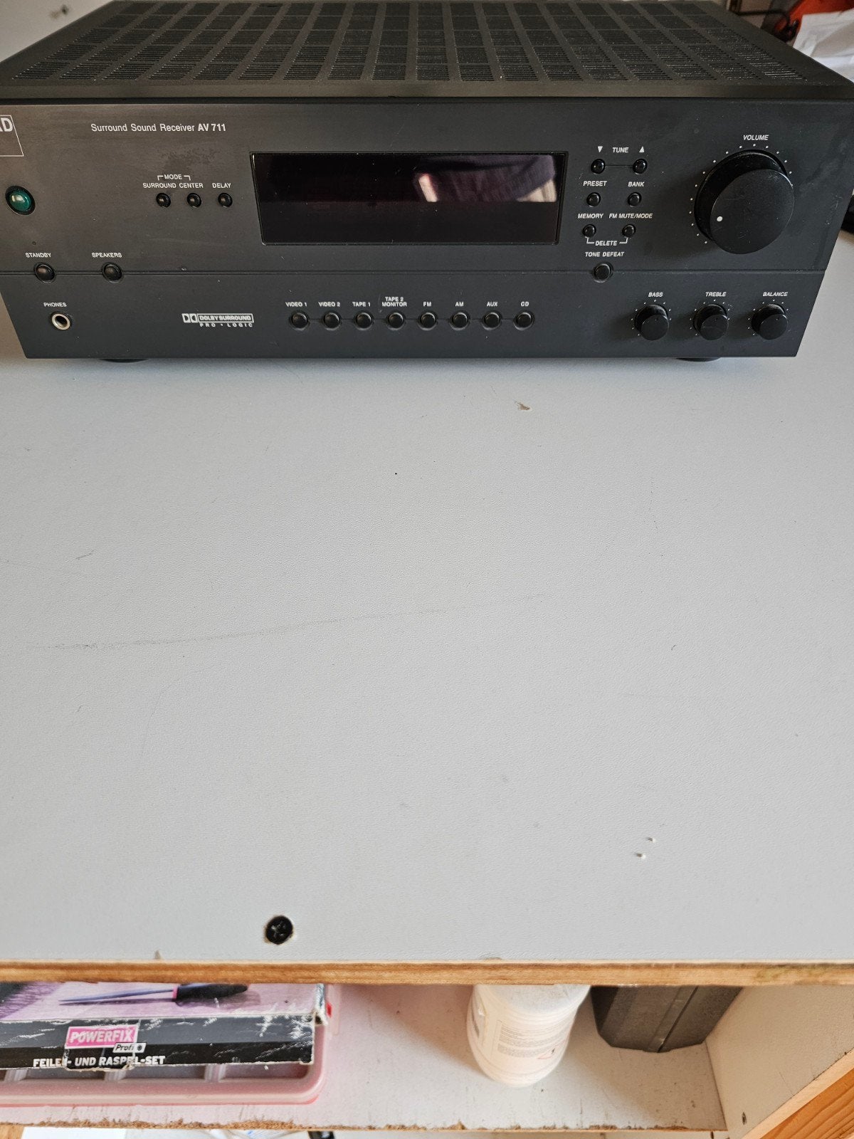 NAD AV 711 Surround Sound Receiver - Krachtig Geluid, 60 tot 120 watt, Ophalen, Overige merken, Gebruikt