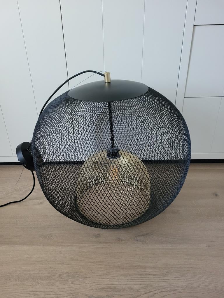 Moderne Zwart Gouden Hanglamp (Marco) - Verlichting, Ophalen, Zo goed als nieuw
