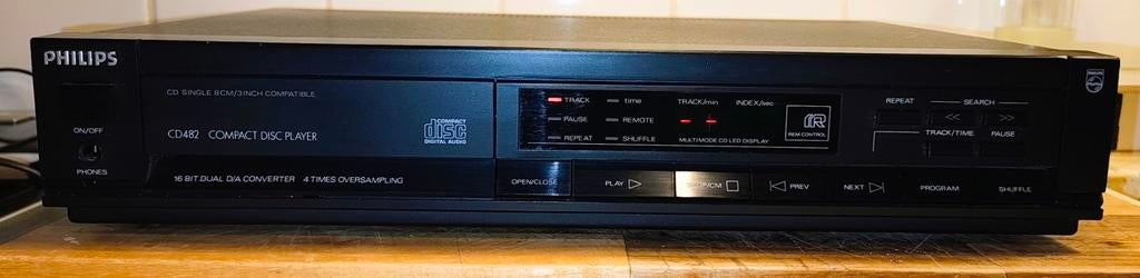 Philips CD482 met cdm4/19 en TDA1543, Audio, Tv en Foto, Cd-spelers, Gebruikt, Philips, Ophalen of Verzenden