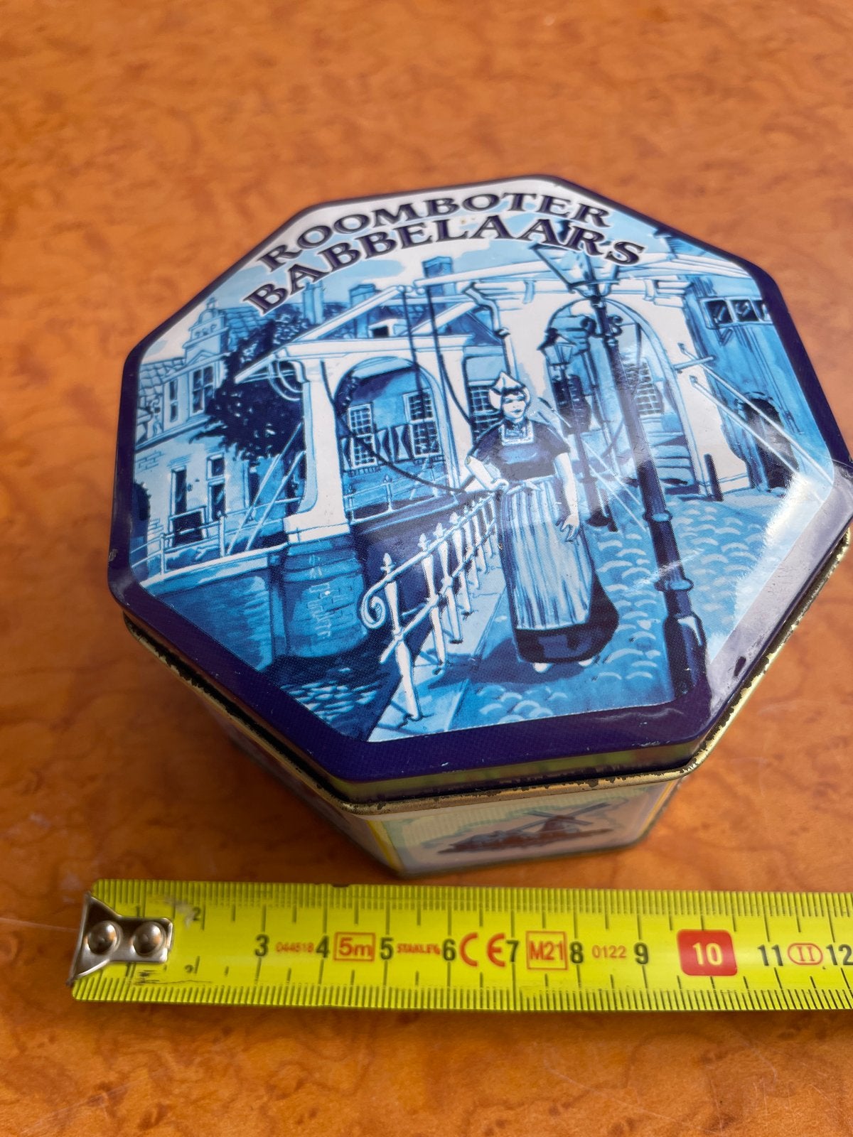 Vintage Roomboter Babbelaars blik - Delfts Blauw, Ophalen of Verzenden, Gebruikt, Overige, Overige merken