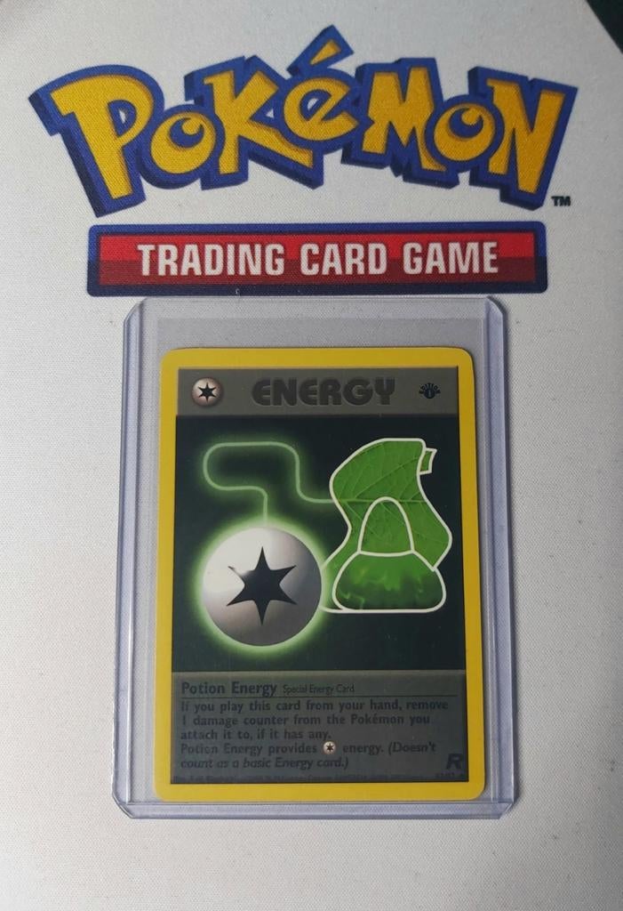 1st Edition Potion Energy Trainer, Rocket Set 1999-2000, Ophalen of Verzenden, Zo goed als nieuw, Losse kaart