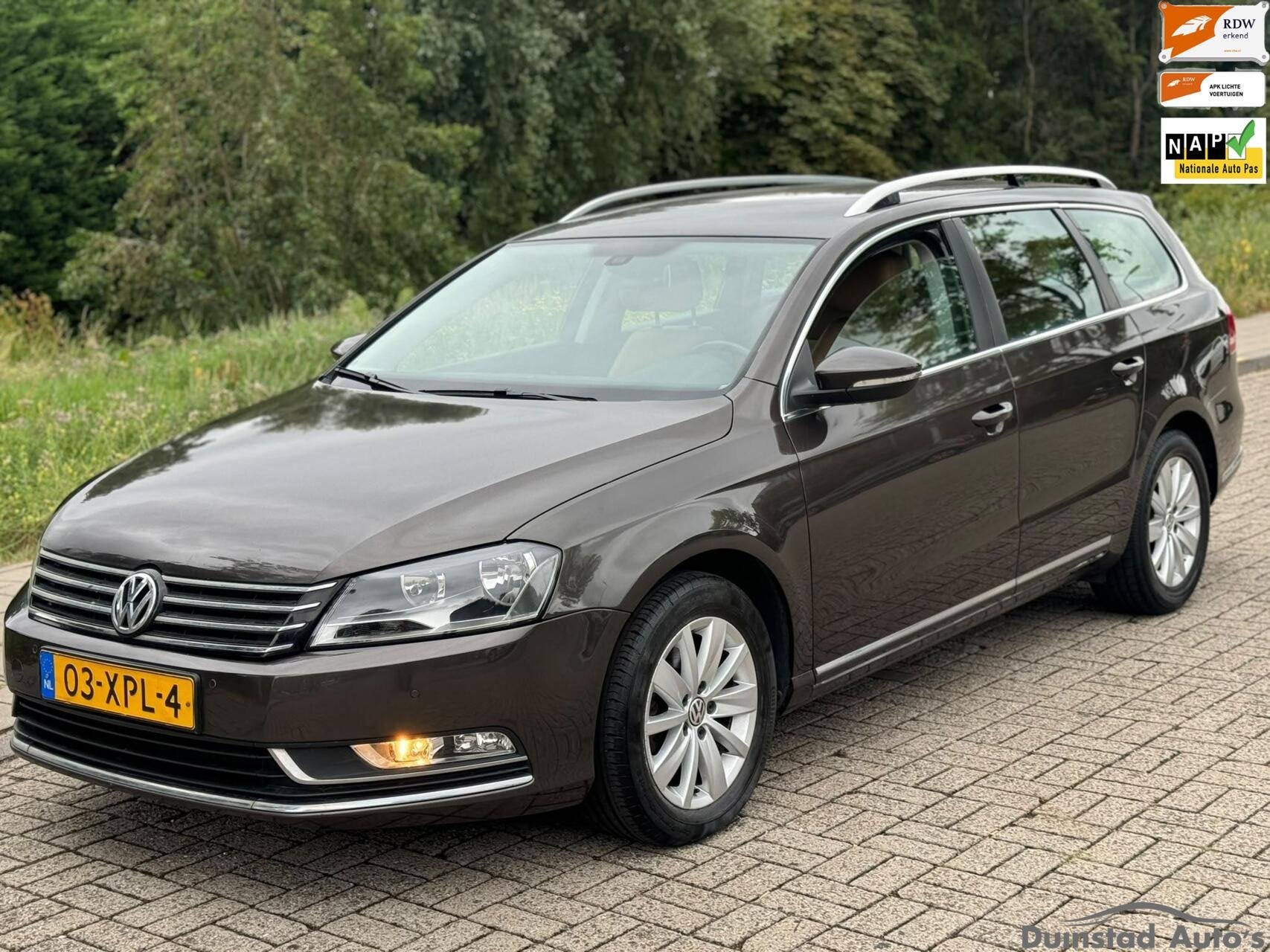 Volkswagen Passat 1.4 TSI Executive Line Automaat Leer Clima, Auto's, Volkswagen, Euro 5, Gebruikt, Bruin, 122 pk