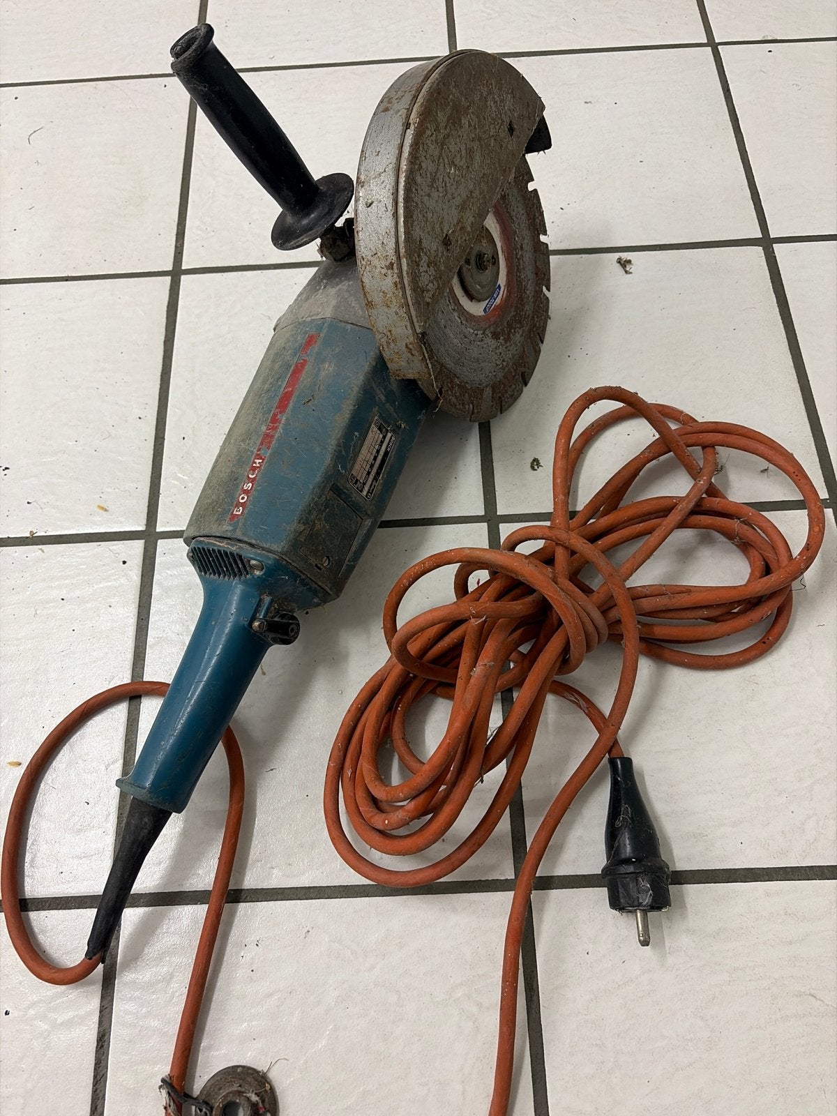 Bosch haakse slijper 230 mm blad, Ophalen, Gebruikt, 1000 watt of meer, Haakse handslijpmachine