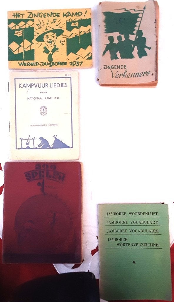 Vijf  padvinderij/scouting Jamboree boekjes uit 1932-1937., Verzamelen, Scouting, Ophalen of Verzenden, Gebruikt, Boek of Tijdschrift