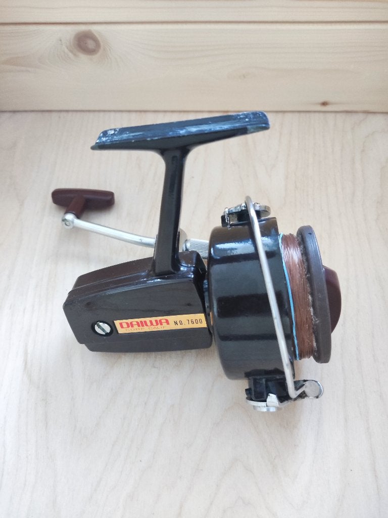 Vintage molen daiwa no. 7600 - made in japan, Ophalen of Verzenden, Gebruikt, Molen
