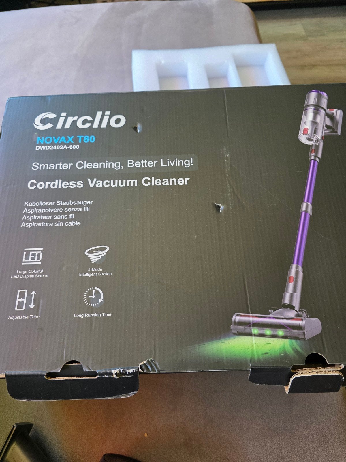 circlio cortless vacuüm cleaner zonder accu, Overige merken, Draadloos, Ophalen of Verzenden, Zo goed als nieuw