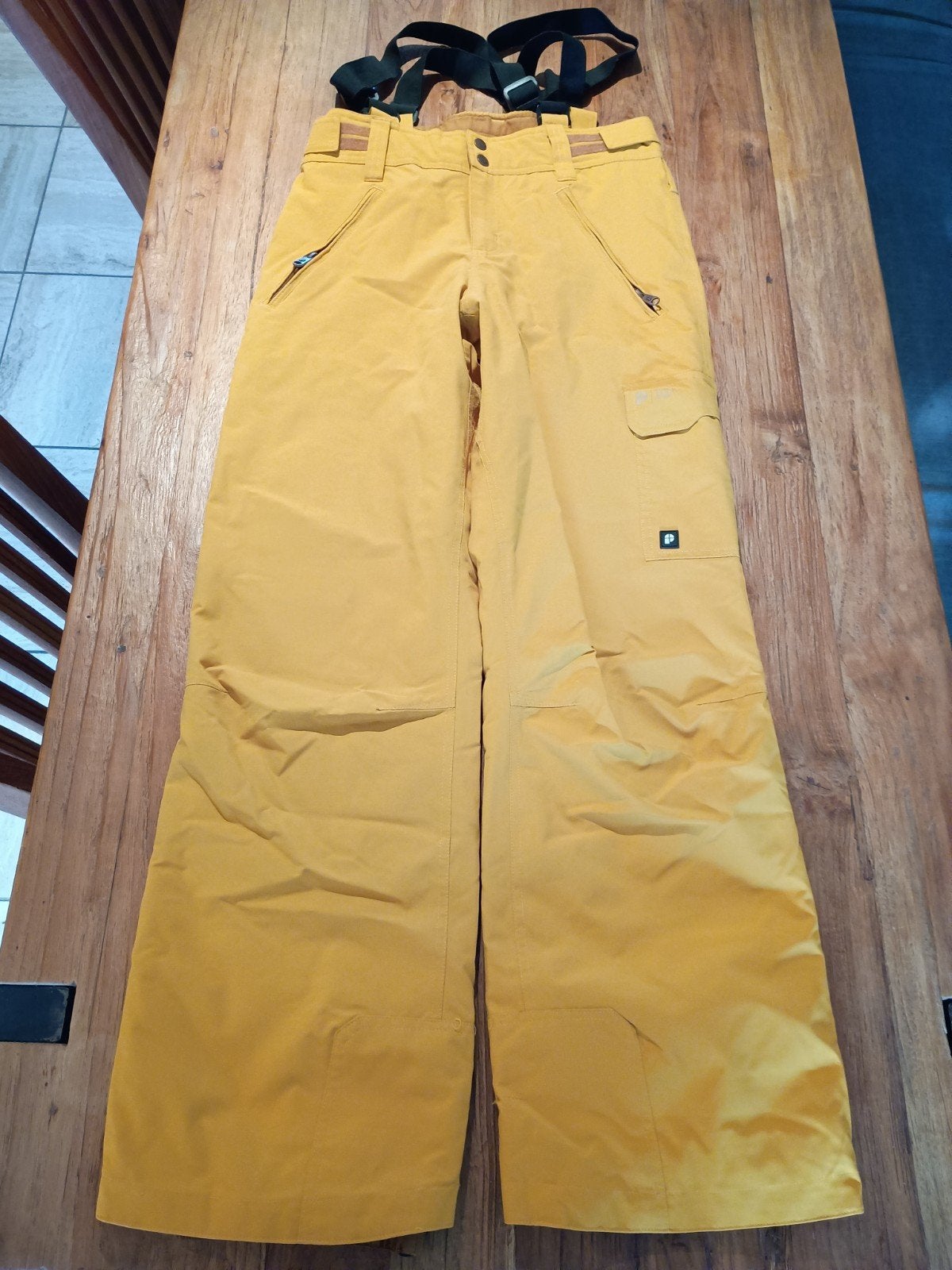Protest skibroek met bretels - Geel, Ophalen, Zo goed als nieuw, Broek
