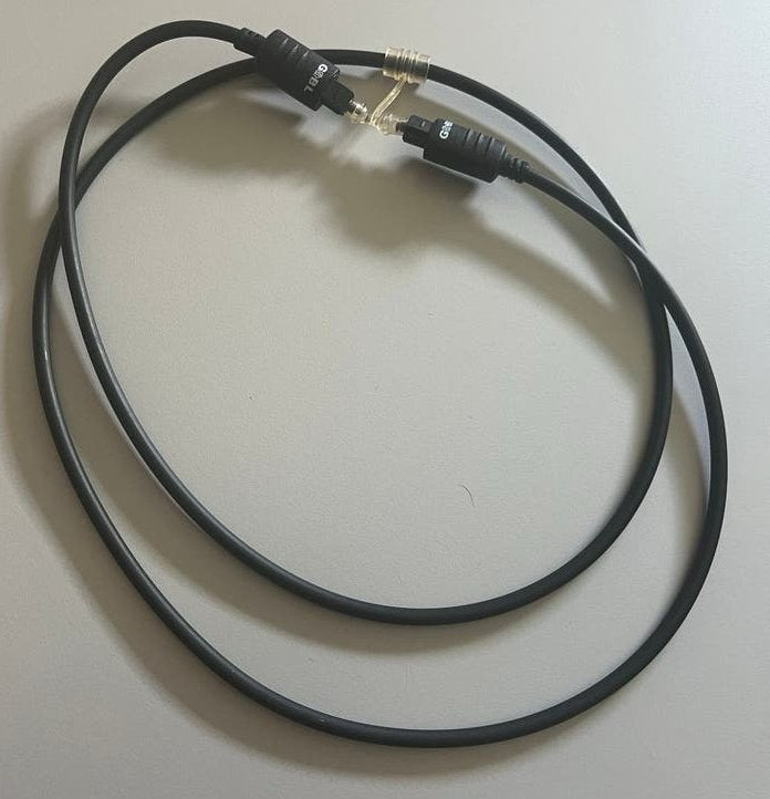 G & BL Optische Toslink S/PDIF kabel (1 meter), Verzenden, Gebruikt, Minder dan 2 meter, Optische kabel