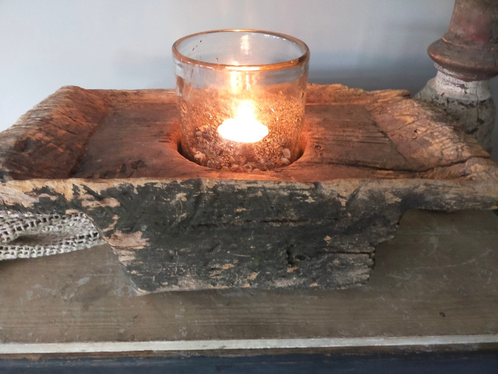 stoere houten poer, Ophalen of Verzenden