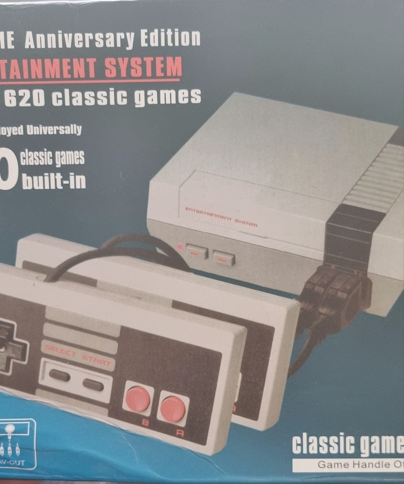 Spelcomputer met 620 ingebouwde games (AV-out ontbreekt), Ophalen of Verzenden, Gebruikt, Met 2 controllers, Met games