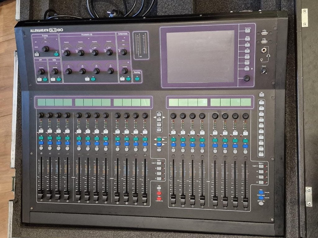 Allen Heath GLD 80, Muziek en Instrumenten, Mengpanelen, Ophalen, Gebruikt, 20 kanalen of meer, Microfooningang