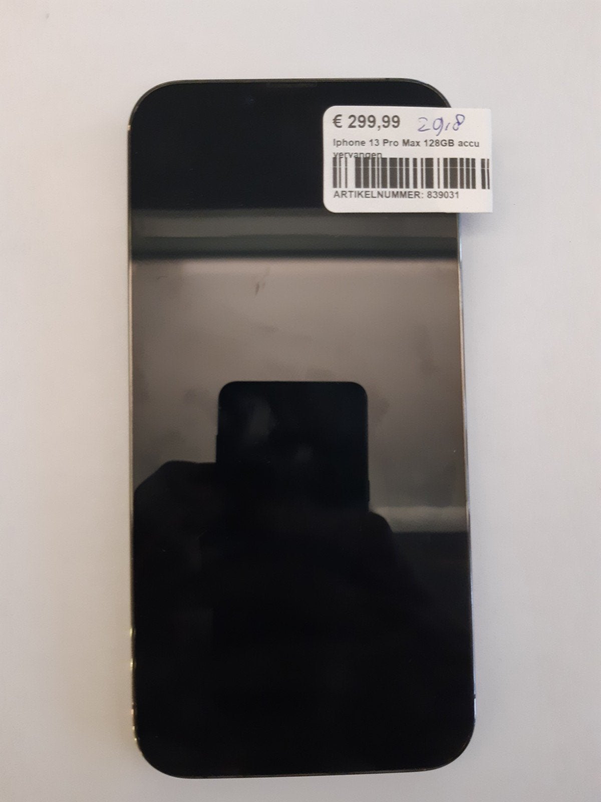 iPhone 13 Pro Max 128GB - Nieuwe accu, Ophalen, Apple Inc., Info@apple.com, IPhone 13 Pro Max