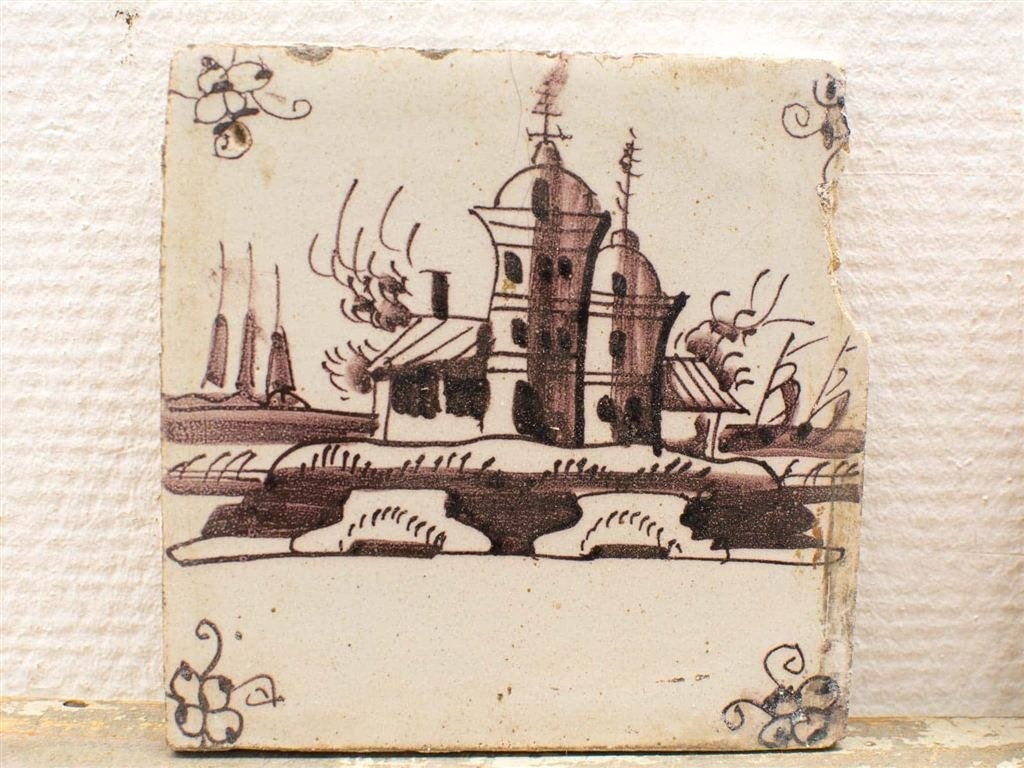 Oud Hollandse tegeltjes handbeschilderd 13293, Ophalen of Verzenden