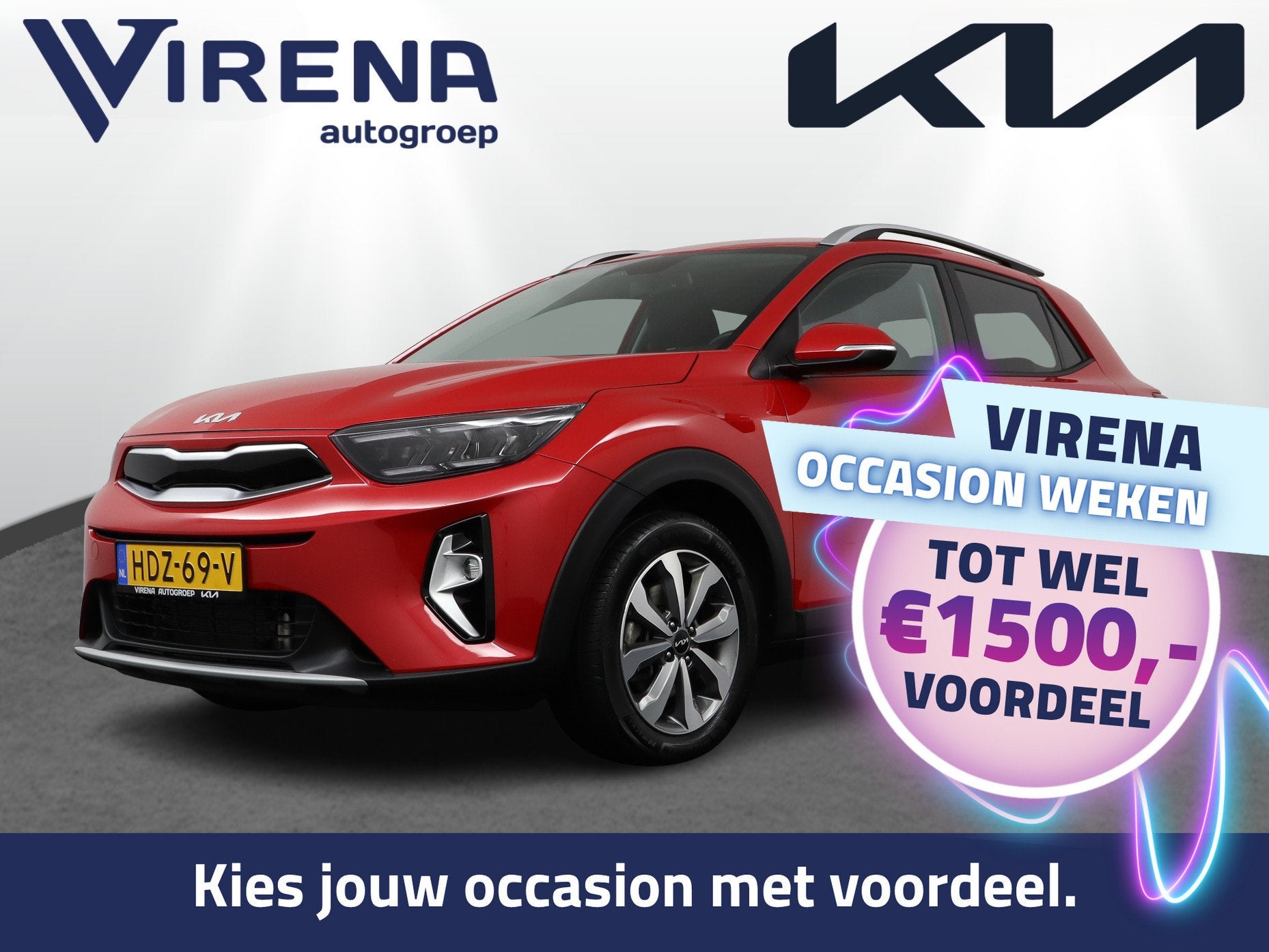 Kia Stonic 1.0 T-GDi MHEV DynamicPlusLine - Stoelverwarming