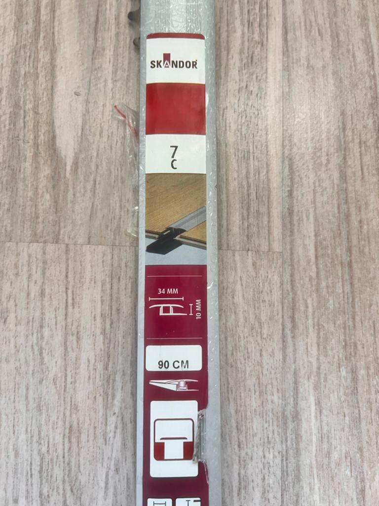 Skandor Vloerprofiel 90 cm - Nieuw, Doe-het-zelf en Verbouw, Vloerdelen en Plavuizen, Minder dan 10 cm, Overige materialen, 50 tot 150 cm