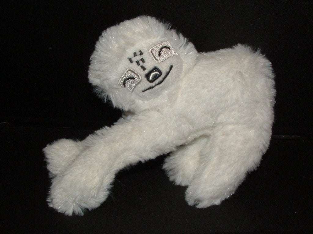 MOOIE LUIAARD KLEIN PLUCHE WIT MET VELOURS WIT GEZICH, Verzenden, Nieuw, Overige typen