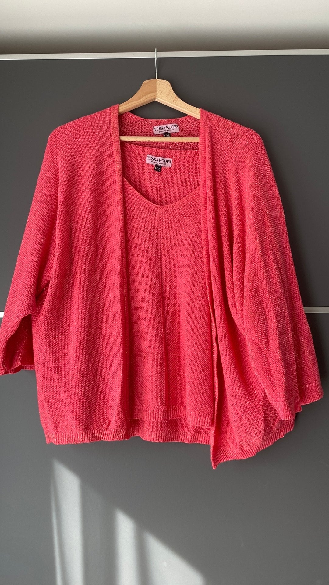 Prachtig setje Tessa Koops L/XL, Ophalen of Verzenden, Zo goed als nieuw, Maat 46/48 (XL) of groter, Roze