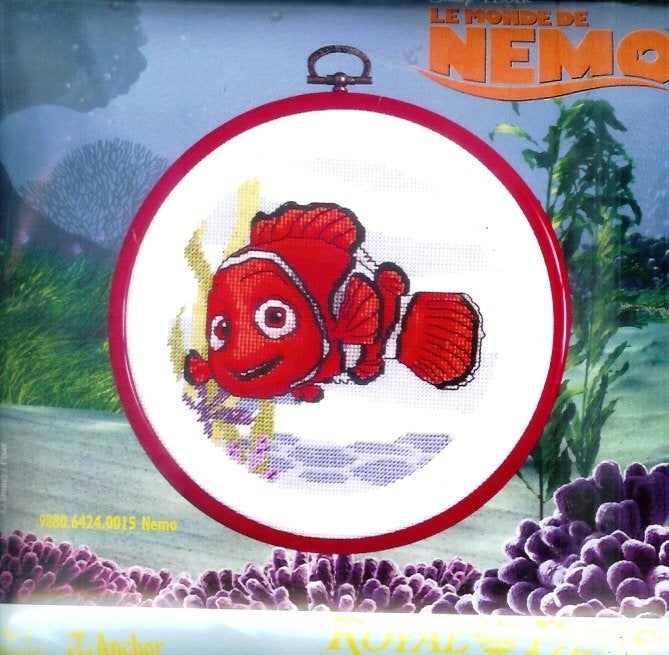 Cado disney borduurpakket, NEMO met LIJSTJE, Ophalen of Verzenden, Nieuw, Handborduren, Borduurpakket