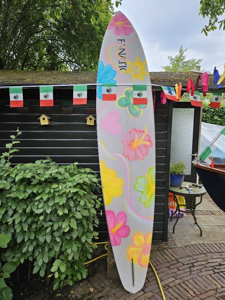 Beachdecoratie beachvibe tuindecoratie surfplank, Ophalen, Gebruikt