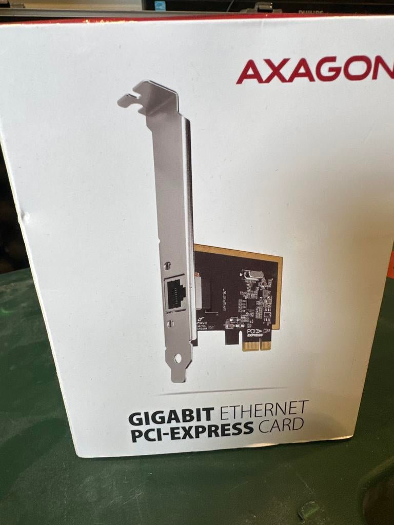 AXAGON Gigabit Ethernet PCI-Express Netwerkkaart, Computers en Software, Ophalen of Verzenden, Nieuw, Intern