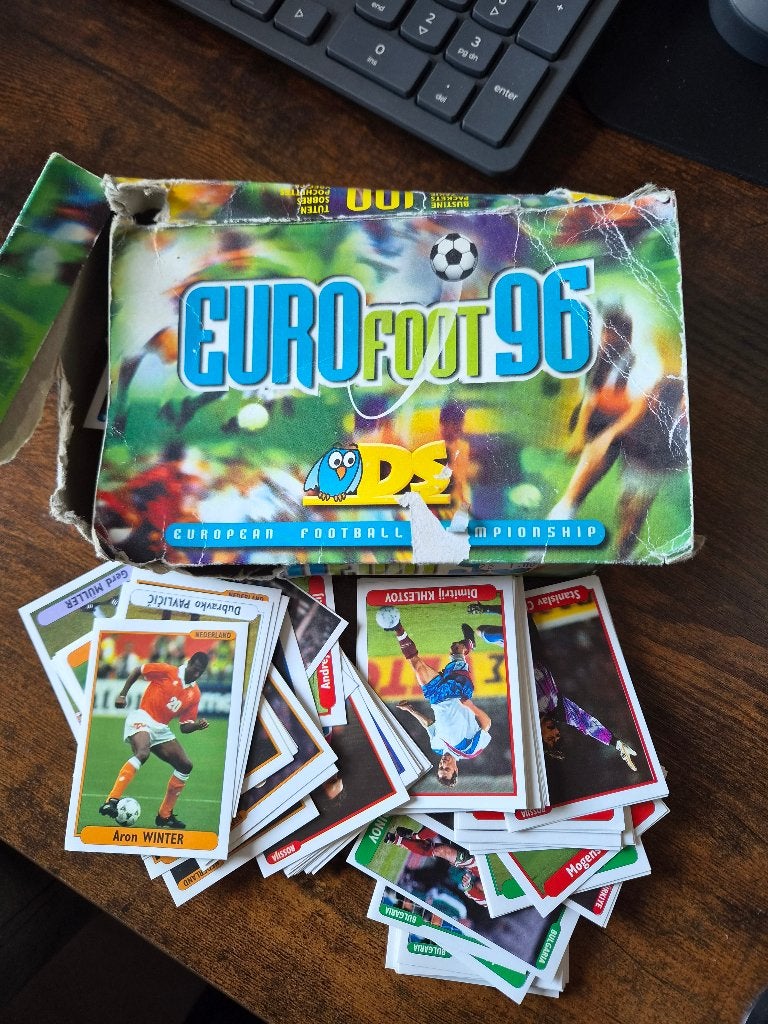 Eurofoot panini stickers 1996, Ophalen of Verzenden, Zo goed als nieuw, Meerdere stickers