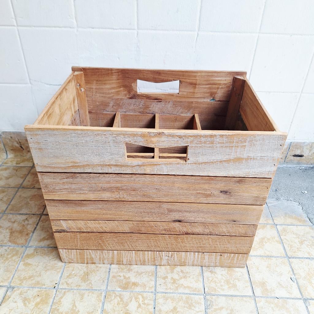 Houten Krat voor Wijn flessen / Wijnrek / Kist, Gebruikt, -, Ophalen of Verzenden, -