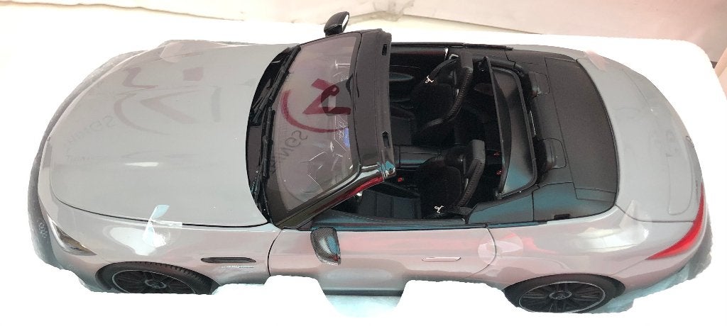 iScale 1:18 Mercedes-Benz SL63 AMG 4Matic+ 2021 grijs nieuw, Ophalen of Verzenden, Nieuw, Auto, Overige merken