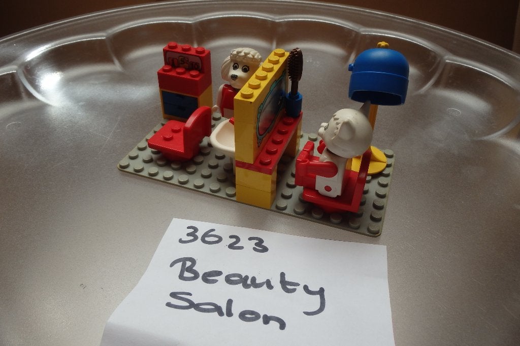 Lego Fabuland Kapsalon Kapper Beauty Salon, 3623, Kinderen en Baby's, Speelgoed | Duplo en Lego, Lego, Ophalen of Verzenden, Zo goed als nieuw