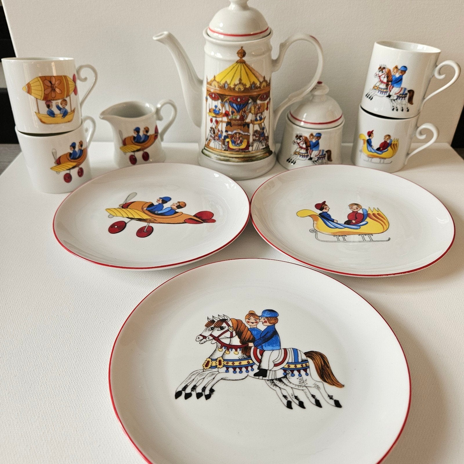 Reutter Porzellan Kinder Servies - Made in W-Germany, Ophalen of Verzenden