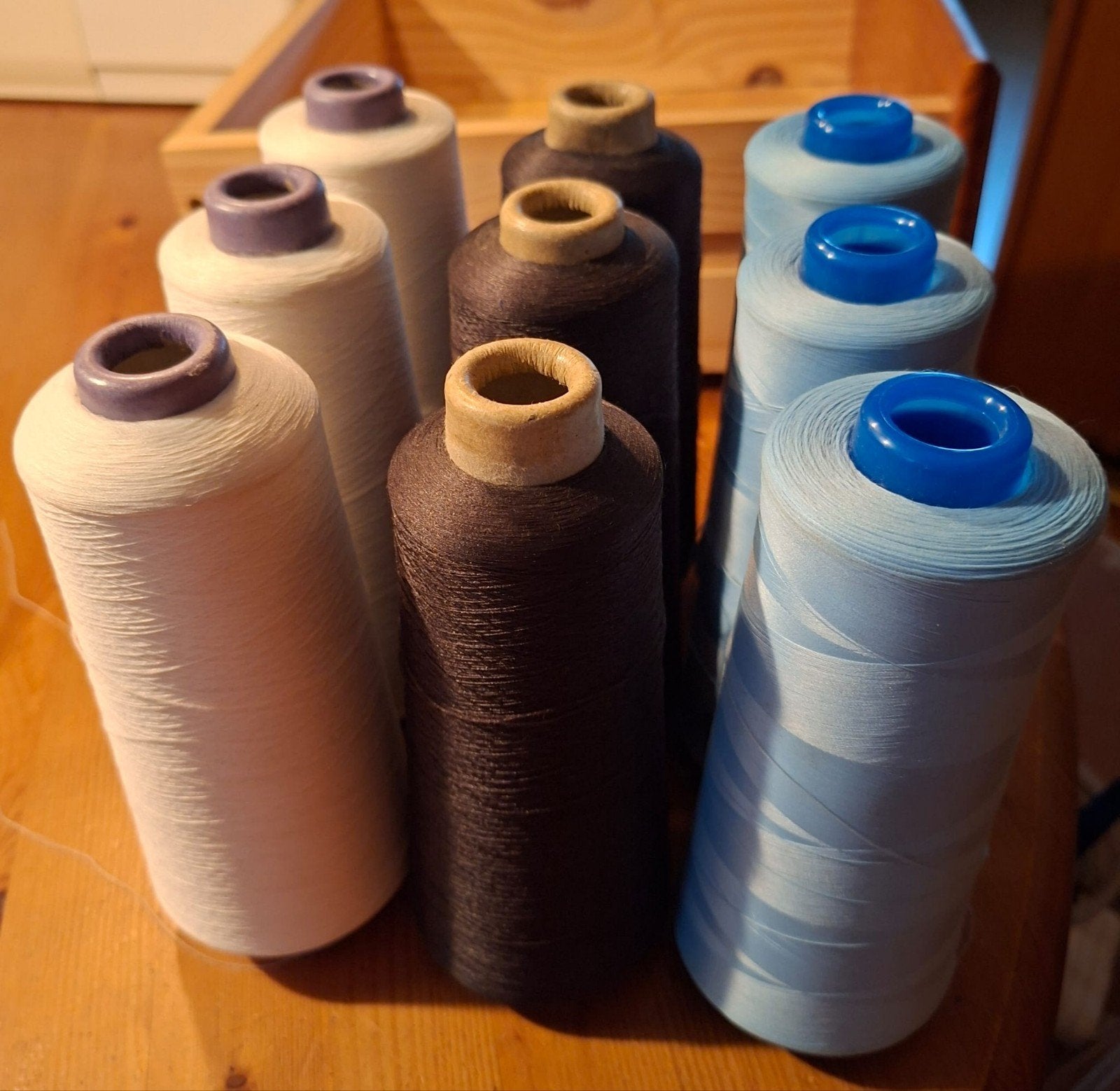 9 grote klossen stretch garen - zo goed als nieuw, Ophalen of Verzenden