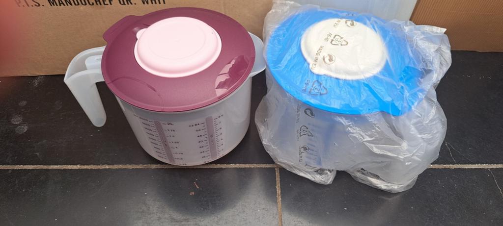 Nieuwe Tupperware Maatkan 2 Liter - Diverse Kleuren, Ophalen of Verzenden, Nieuw